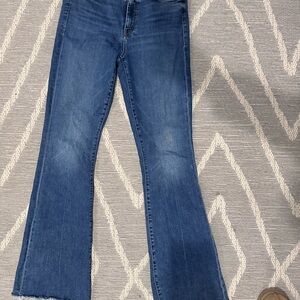 MOTHER the weekender Dark Blue Flare Jeans size 29